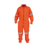 Overol naranja manga larga con reflejantes Marca LICA